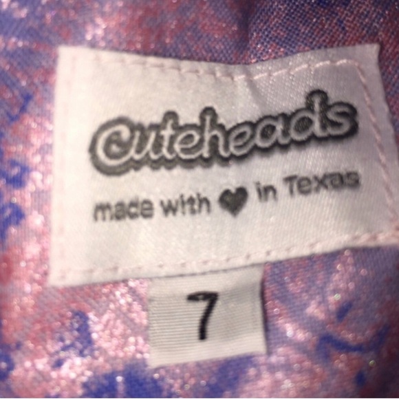 Girls' Pink and Purple Long Sleeve Party Dress NWOT - Picture 2 of 2